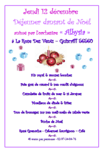 12 decembre Noel - Quimper Brest